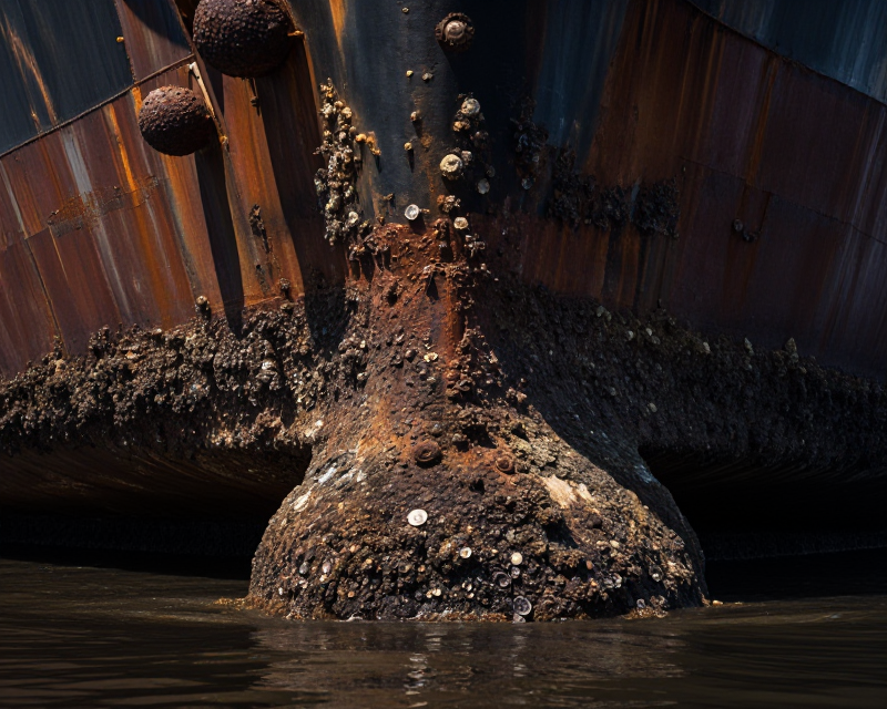 Stalled Cargo Ship and Biofouling