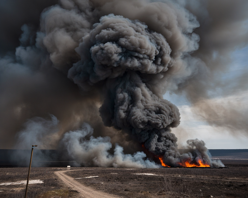 Wildfire smoke and border tension
