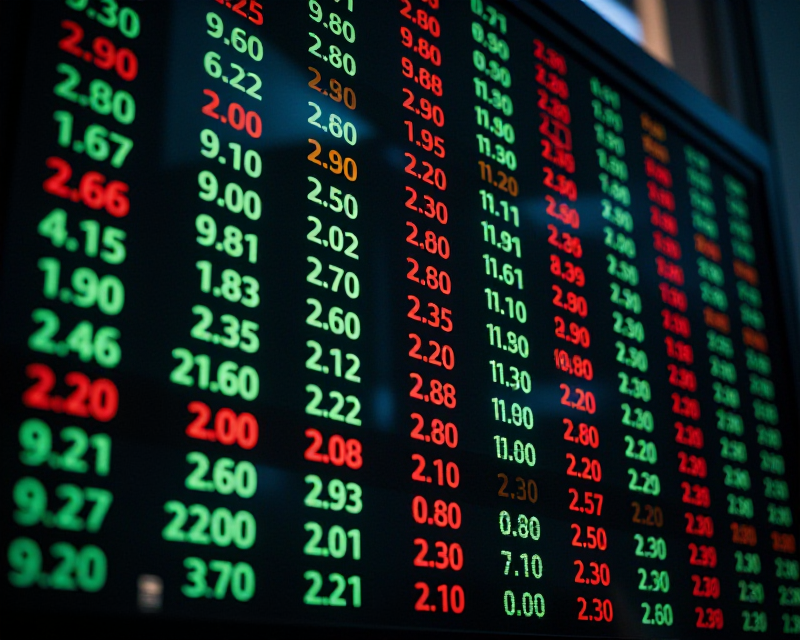 Stock Market Digital Display