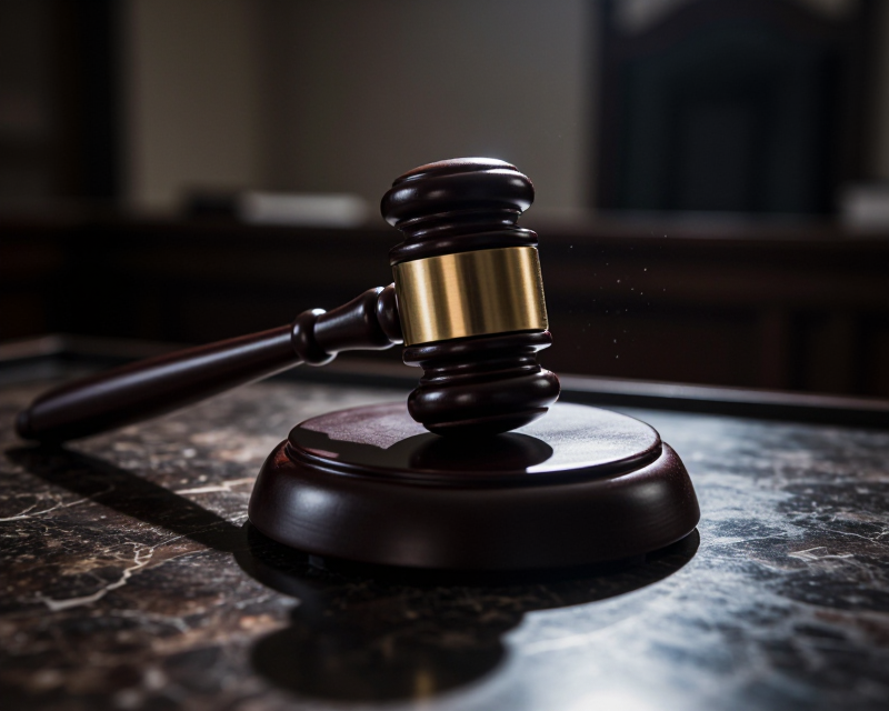 Symbolic Courtroom Gavel