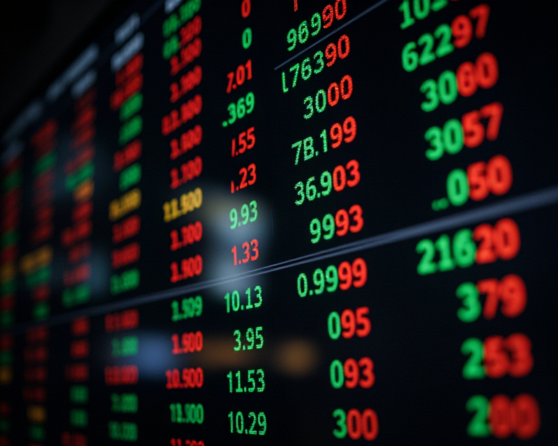 Stock Market Volatility Concept