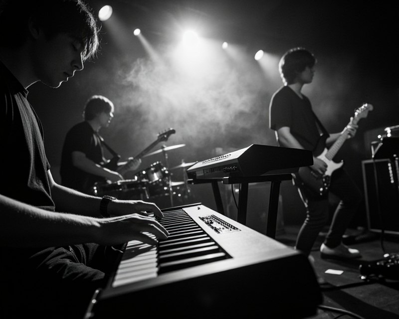 Cinematic Synth-pop Band Vibe